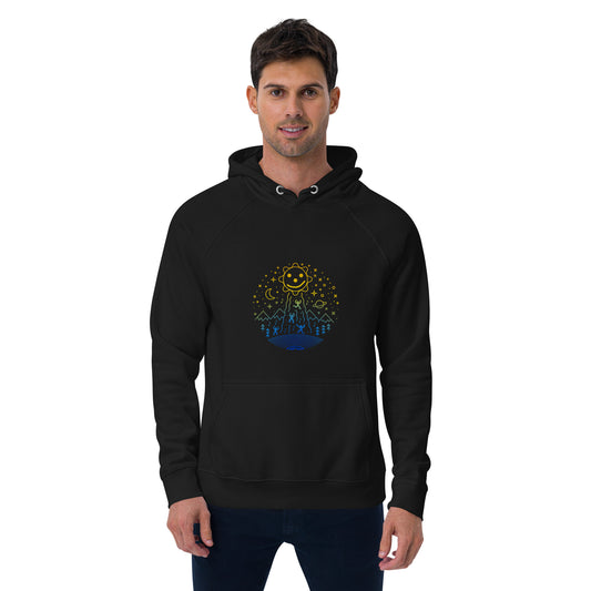 Gearhead Abduction Unisex Eco Raglan Hoodie