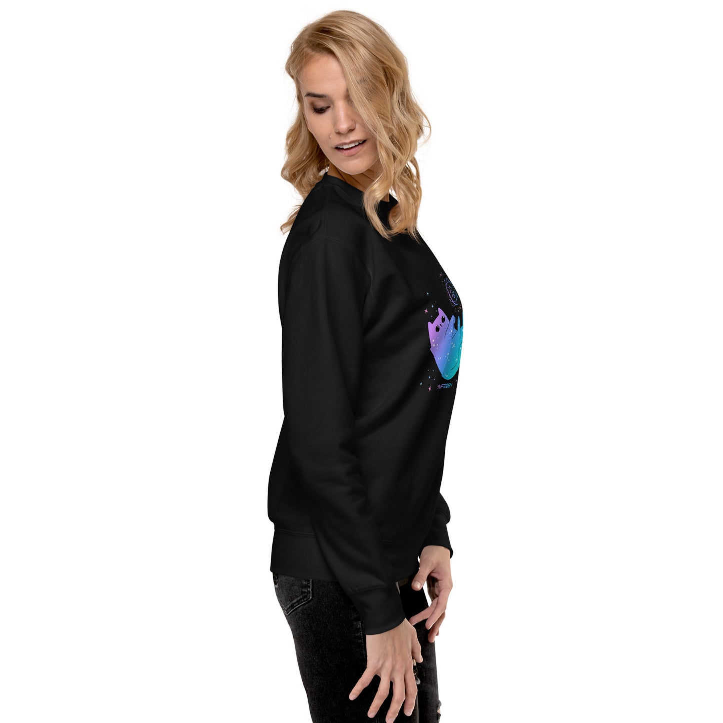 Cosmic Kitty Unisex Premium Sweatshirt