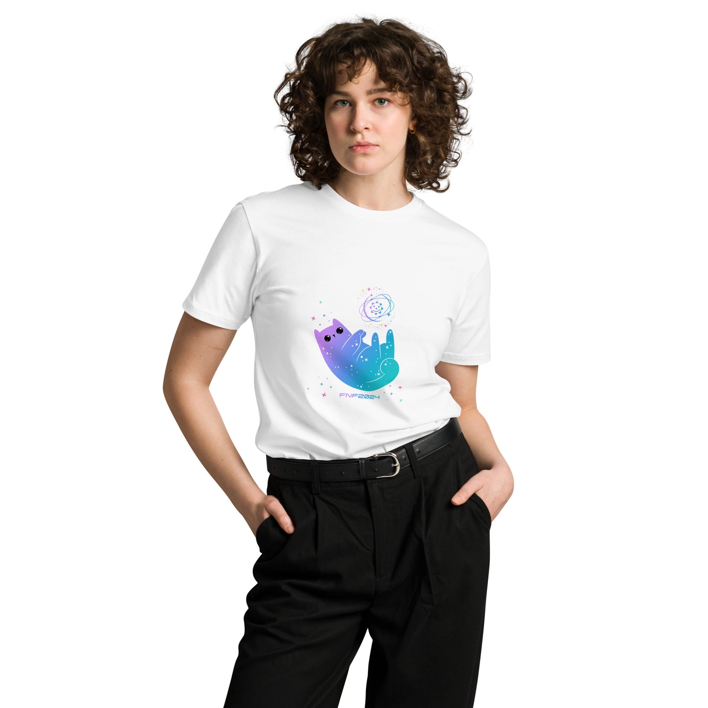 Cosmic Kitty Unisex Premium T-shirt