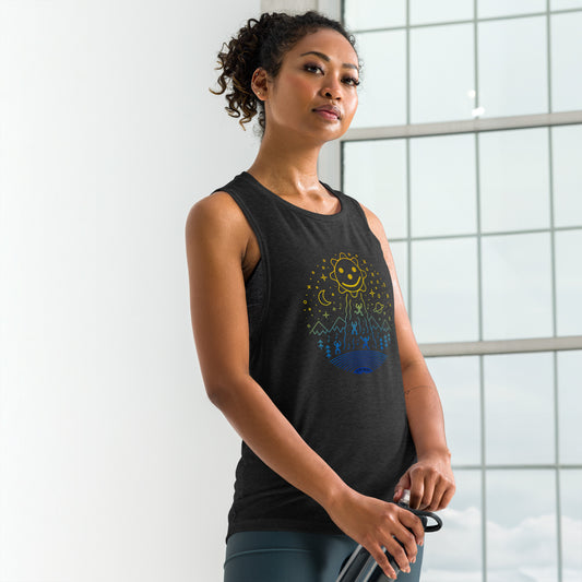 Gearhead Abduction Womens Muscle Tank