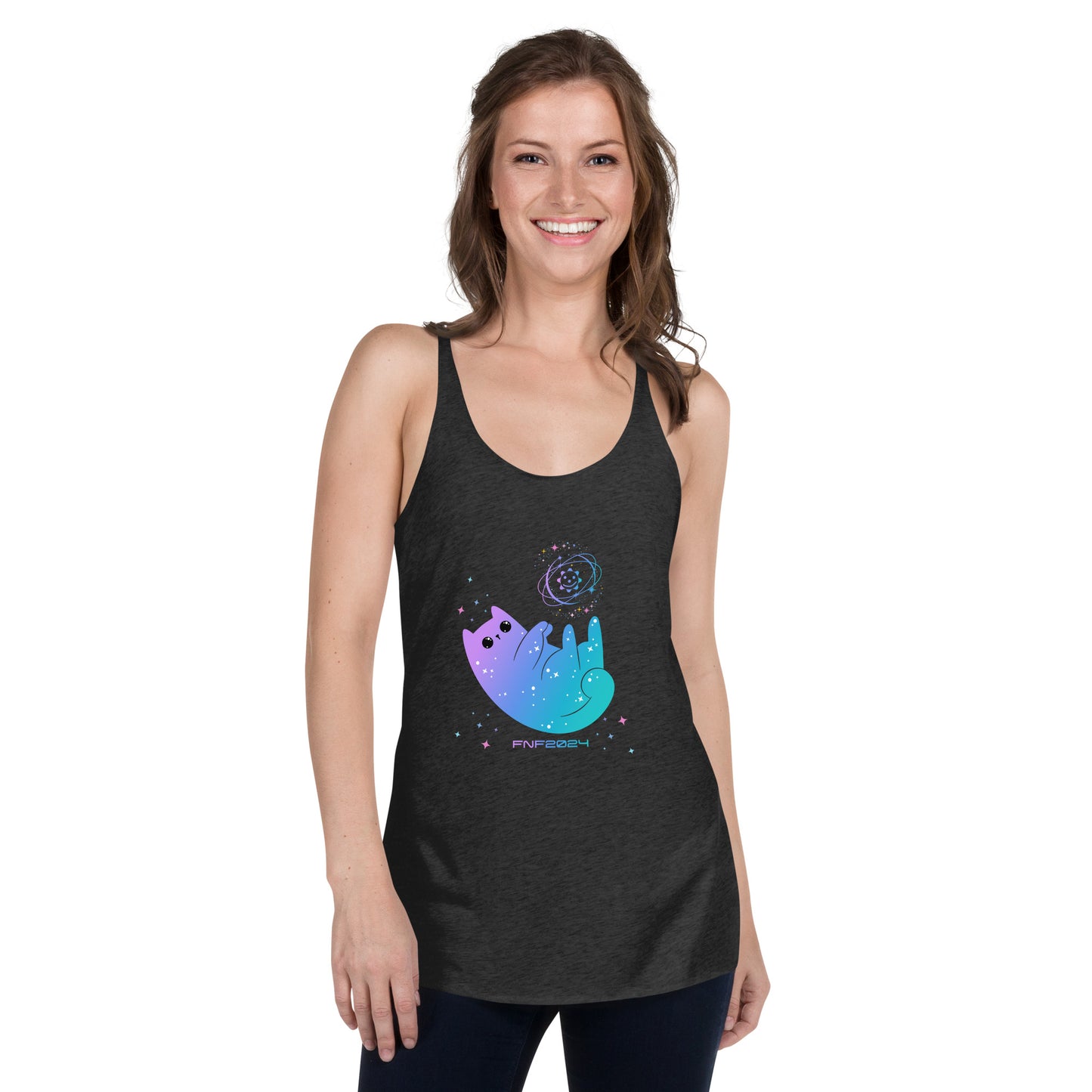 Cosmic Kitty Women's Racerback Tank