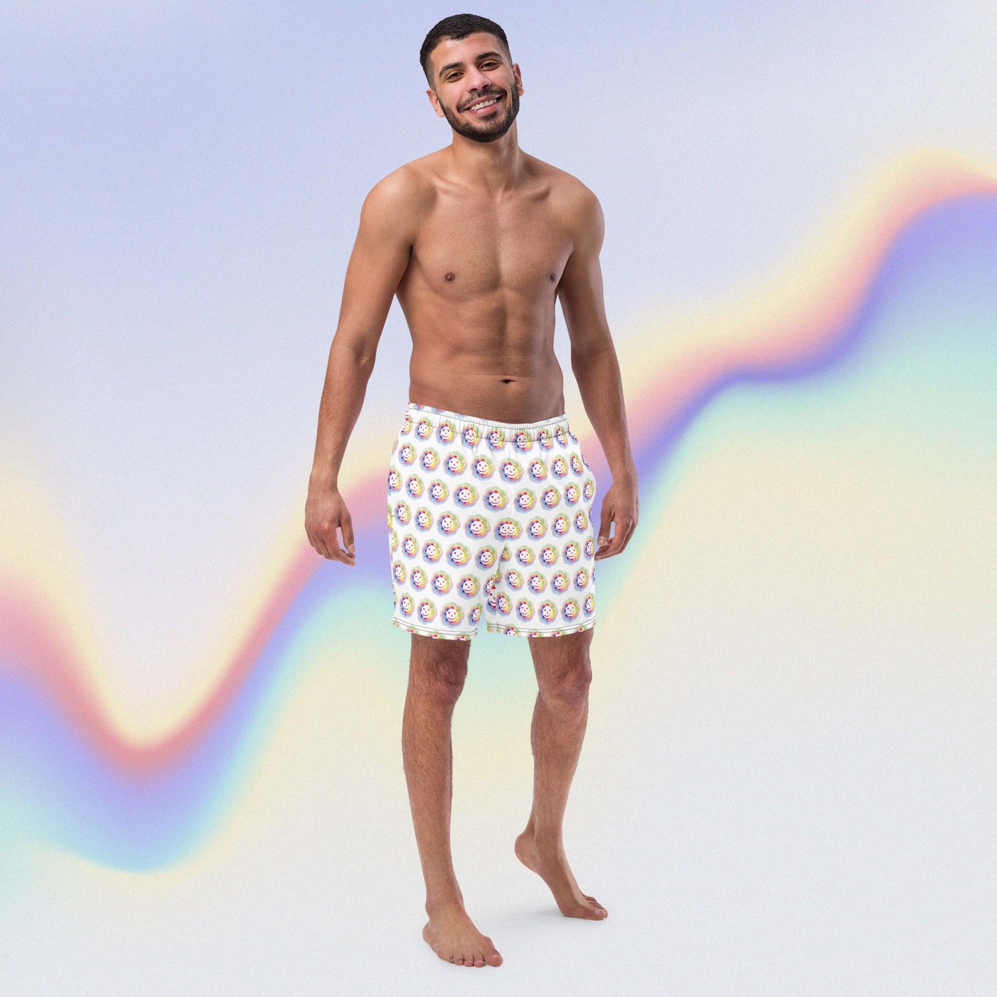 Rainbow Connection Men's Swim Trunks