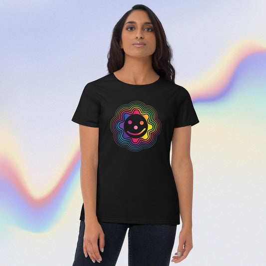 Rainbow Connection Women's Fitted T-shirt - Black