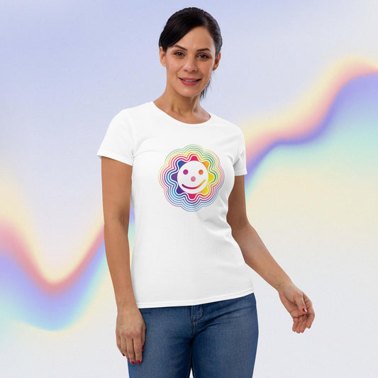 Rainbow Connection Women's Fitted T-shirt - White